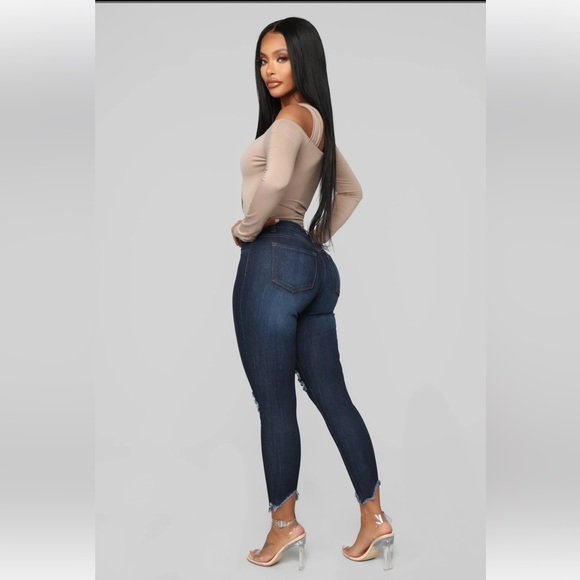 NWT Fashion Nova bodysuit Mocha size Small - Picture 4 of 6